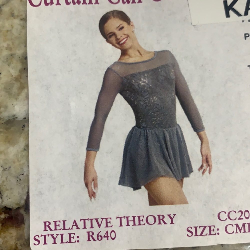 Dance Costume Grey Contemporary/Lyrical Costume